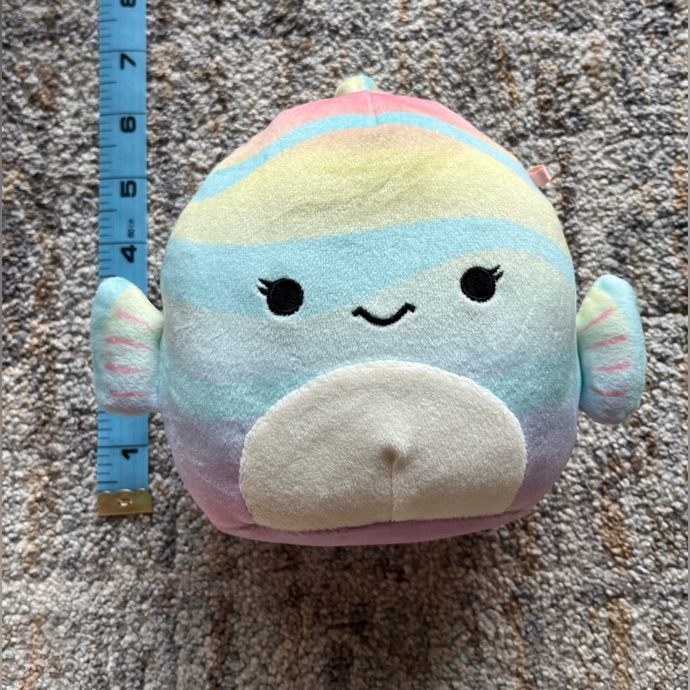 Canda Squishmallow 5” Rainbow Fish